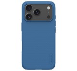 NILLKIN SUPER FROSTED PRO műanyag telefonvédő (ütésállóság, gumírozott, érdes felület) SÖTÉTKÉK Apple iPhone 17 Pro Max