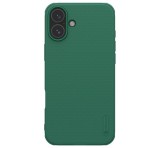 NILLKIN SUPER FROSTED PRO műanyag telefonvédő (ütésállóság, gumírozott, érdes felület) SÖTÉTZÖLD Apple iPhone 16
