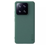 NILLKIN SUPER FROSTED PRO műanyag telefonvédő (ütésállóság, gumírozott, érdes felület) SÖTÉTZÖLD Xiaomi 14 5G