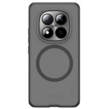Nillkin Super Frosted PRO Xiaomi Redmi Note 15 Pro 5G mágneses műanyag hátlap tok, átlátszó-fekete