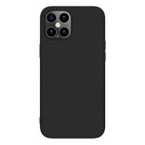 Nillkin SYNTHETIC FIBER Apple iPhone 12 Pro Max műanyag telefonvédő (környezetbarát, karbon minta) fekete