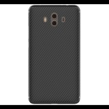 NILLKIN SYNTHETIC FIBER műanyag telefonvédő (környezetbarát, karbon minta) FEKETE [Huawei Mate 10] (5996457737093)