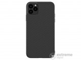 Nillkin Synthetic Fiber műanyag tok Apple iphone 11 Pro Max készülékhez, fekete, karbon mintás