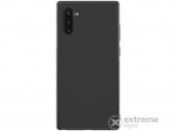 Nillkin Synthetic Fiber műanyag tok Samsung Galaxy Note 10 (SM-N970F) készülékhez, fekete, karbon mintás