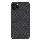 Nillkin SYNTHETIC FIBER PLAID Apple iPhone 11 Pro Max műanyag telefonvédő (gumírozott, környezetbarát, 3D fekete