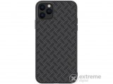 Nillkin Synthetic Fiber PLAID műanyag tok Apple iPhone 11 Pro Max készülékhez, fekete, 3D csíkos mintás