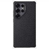 Nillkin Synthetic Fiber PRO mágneses kemény tok Samsung Galaxy S25 Ultra készülékhez fekete