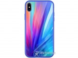 Nillkin TEMPERED PLAID telefonvédő szilikon keret/bumper Apple iPhone X/XS (5,8") készülékhez, színes