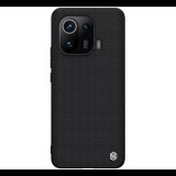 NILLKIN TEXTURED műanyag telefonvédő (érdes felület, közepesen ütésálló, szilikon keret, 3D minta) FEKETE [Xiaomi Mi 11 Pro 5G] (5996591085647)