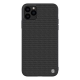 Nillkin Textured műanyag telefonvédő ( közepesen ütésálló, Apple iPhone 11 Pro Max szilikon keret, 3D minta) fekete