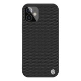 Nillkin Textured műanyag telefonvédő ( közepesen ütésálló, Apple iPhone 12 mini szilikon keret, 3D minta) fekete
