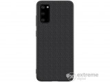 Nillkin Textured műanyag tok Samsung Galaxy S20 (SM-G980F) készülékhez, fekete, 3D mintás