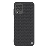 Nillkin Textured műanyag védő ( közepesen ütésálló, Samsung Galaxy M22 (SM-M225F) szilikon keret, 3D minta) fekete