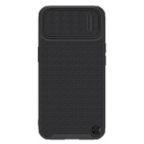 Nillkin Textured S mágneses tok iPhone 14 MagSafe tok kameravédővel fekete
