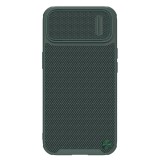Nillkin Textured S mágneses tok iPhone 14 MagSafe tok kameravédővel, zöld színű