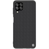 Nillkin Textured tok Robogott telefontok gEdgetoktel és nylonnal a hátsó Samsung Galaxy A22 4G fekete