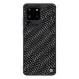 Nillkin TWINKLE Samsung Galaxy S20 Ultra (SM-G988B) szilikon védő (közepesen ütésálló, műanyag hátlap, csillogó) ezüst