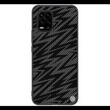 NILLKIN TWINKLE szilikon telefonvédő (közepesen ütésálló, műanyag hátlap, környezetbarát, csillogó) FEKETE [Xiaomi Mi 10 Lite 5G] (5996591019161)