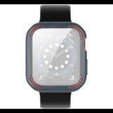 NILLKIN WATCH szilikon keret (BUMPER, ütésálló, edzett üveg előlap) SZÜRKE [Apple Watch Series SE 40mm] (5996591040677) - Szíj
