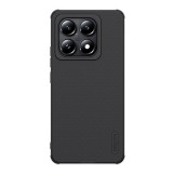 Nillkin Xiaomi 14T Pro super frosted pro műanyag telefonvédő (ütésállóság, gumírozott, érdes felület) fekete