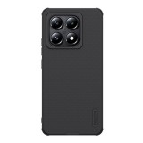 Nillkin Xiaomi 14T super frosted pro műanyag telefonvédő (ütésállóság, gumírozott, érdes felület) fekete