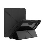 Nillkin Xiaomi Pad 8 Pro  bumper leather védő (aktív flip, ütésálló, asztali tartó, kamera védelem, ceruza tartó) fekete