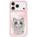 Nimmy Big Eyed Pet 2.0 Cat tok iPhone 17 Pro Max - rózsaszín