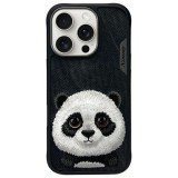Nimmy Big Eyed Pet 2.0 Panda tok iPhone 16 Pro - fekete