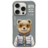Nimmy Cool&Cute 2.0 Bear tok iPhone 16 Pro - szürke