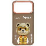 Nimmy Cool&Cute 2.0 Bear tok iPhone 17 Pro készülékhez bézs színű