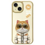Nimmy Cool&Cute 2.0 Cat tok iPhone 15 - bézs