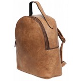 nincsmitfelvennem.hu Clear műbőr hátitáska barna