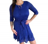 nincsmitfelvennem.hu Jana csipke ruha kék