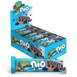 Nio Loos Nio gabonapehely-szelet 23g kakaós keksszel és fehér bevonóval Loops