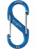 Niteize S-Biner® Alumínium S (dupla) Karabiner #2 - Kék