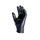Nitrylex Nitril Fekete Egyszerhasználatos Gumikesztyű, Púdermentes (100DB/DOBOZ) "S"