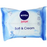 Nivea Baby Soft & Cream tisztító törlőkendő gyermekeknek 20 db