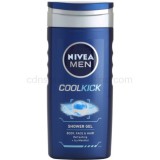 Nivea Men Cool Kick tusfürdő gél arcra, testre és hajra 250 ml