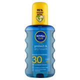 Nivea Protect&Dry Touch átlátszó hűsítő napozó spray FF30 200ml
