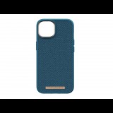 Njord byELEMENTS Fabric Tonal iPhone 14 tok Deep Sea - kékeszöld (NA41TN01) (NA41TN01) - Telefontok