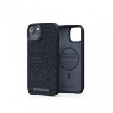 Njord Salmon Leather MagSafe tok fekete Apple iPhone 14 Plus készülékhez NA42SL00