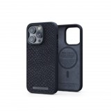 Njord Salmon Leather MagSafe tok fekete Apple iPhone 14 Pro Max készülékhez (NA43SL00) (127141) - Telefontok