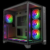 NJOY AURA Számítógépház - Fekete (CSMD-A000TAU-BL01B)