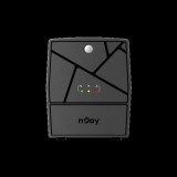 nJoy Keen 1000 USB szünetmentes tápegység (UPS) Vonal interaktív 1 kVA 600 W 4 AC kimenet(ek)