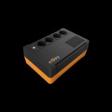 nJoy Soter 600 szünetmentes tápegység (UPS) Vonal interaktív 0,6 kVA 360 W 4 AC kimenet(ek)