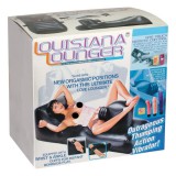 NMC Louisiana Lounger - szexgép beépített vibrátorral (fekete)