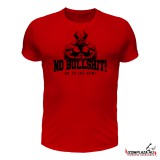 No bullshit, go to the gym (piros póló)