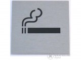 No name Alumínium, öntapadós információs tábla, dohányzóhely szimbólum