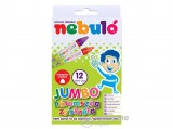 No name Nebuló Jumbo háromszögletű zsírkréta, 12 darabos