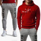 No pain No gain melegítő szett piros-szürke